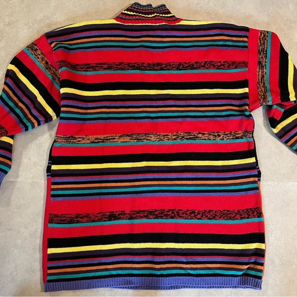 Vintage Multicolour Sweater. LL EUROPEAN. 100% cotton. Size 40/Small - Picture 9 of 9